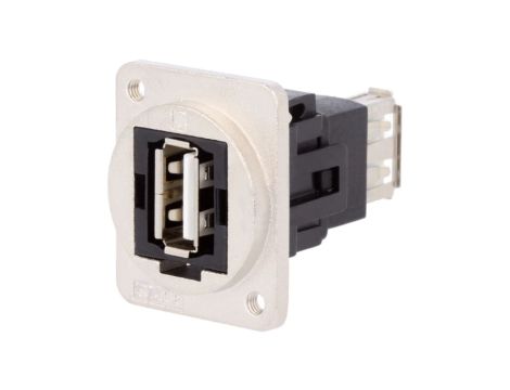 Łącznik USB A - USB A 2.0 FT metal 19x24mm CP30208NM3