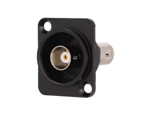 Łącznik BNC gniazdo z obu stron izolowane 50 czarny FT CP30125