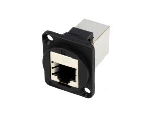 Łącznik FT RJ45 8p8c Kat 6 ekranowane 19x24mm plastik CP30222S