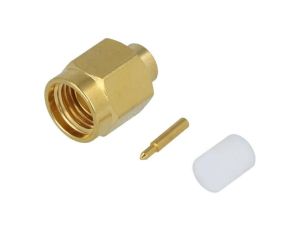 Złącze SMA męskie proste 50 Ohm RG402 lutowanie na przewód teflon 1-1478903-0