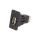 Adapter USB A - USB B 2.0 gniazdo SLIM złocony CP30609NX