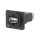 Łącznik USB A - USB B 2.0 FT metal 19x24mm CP30209NM3B