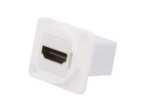 Łącznik HDMI gniazdo z obu stron XLR 19x24mm FT CP30200GW