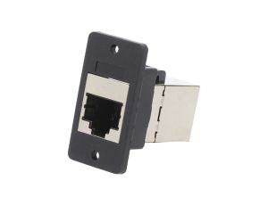 Łącznik RJ45 - RJ45 Kat 6a 8p8c SLIM ekranowane 29mm plastik CP30625SX