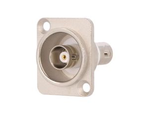 Łącznik BNC gniazdo z obu stron izolowane 50 srebrny FT CP30123