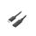 Kabel USB C gniazdo - USB C wtyk 0,3m FCR72000