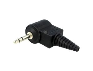 Wtyk Jack 6,3mm stereo 3 tory kątowy 90 Jumbo 15mm CL2076S