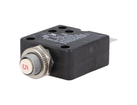 Wyłącznik nadprądowy 250VAC 50VDC 5A SPST-NC 1 biegun 1-1393249-9