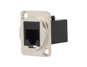 Łącznik FT RJ45 8p8c Kat 5e gniazdo z obu stron CP30220M