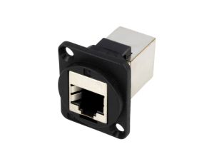 Łącznik FT RJ45 8p8c Kat 5e ekranowane 19x24mm plastik CP30220S