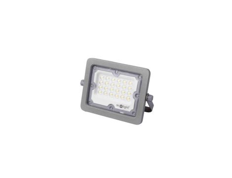 Projektor Naświetlacz LED PREMIUM 20W 2000LM 4000K IP65 kąt 90 stopni szary 3 lata gwar. EC20045