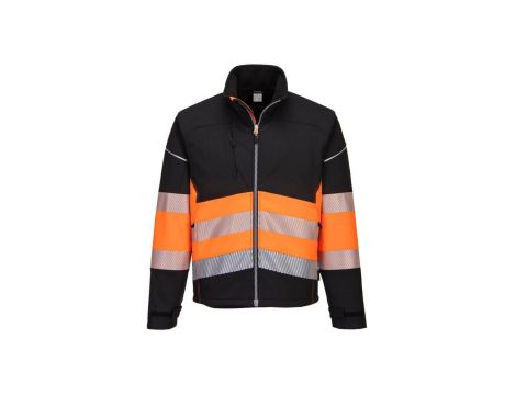 KURTKA OSTRZEGAWCZA SOFTSHELL PW375BKO ROZMIAR M