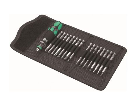 ZESTAW NARZĘDZI WKRĘTAKOWYCH KRAFTFORM KOMPAKT 60KK, 16SZT.