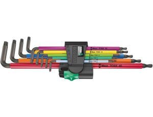 ZESTAW KLUCZY TRZPIENIOWYCH TORX 967/9 TX XL MULTIC TX8-TX40