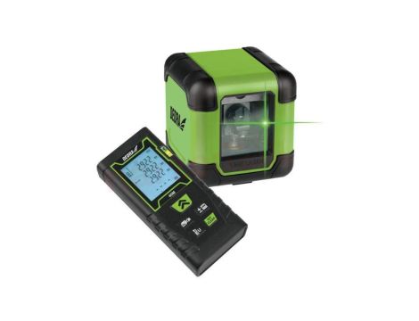 Zestaw laser krzyżowy green + dalmierz 40m