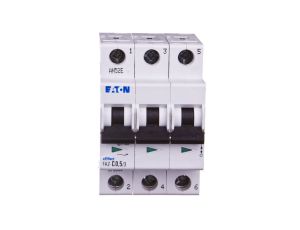 Wyłącznik nadprądowy 3P C 0,5A 15kA AC FAZ C05/3 278856