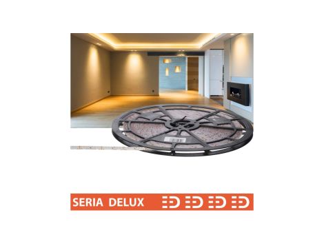 Taśma Delux 24V LB 160led 3000K 430lm SMD2835 (50) PL7Y