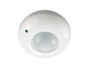Czujnik ruchu PIR sufitowy natynkowy do LED 360stopni biały 230V