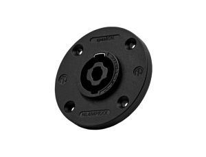 NEUTRIK Gniazdo tablicowe panelowe Speakon 4-pin czarne NL4MPRXX