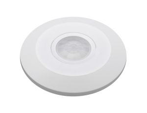 Czujnik ruchu PIR sufitowy ultra płaski LED 360stopni biały 230V