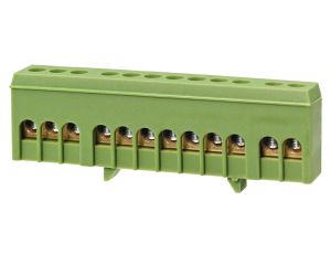 Listwa zaciskowa 12-polowa 1-16mm2 zielona LZMI-G12