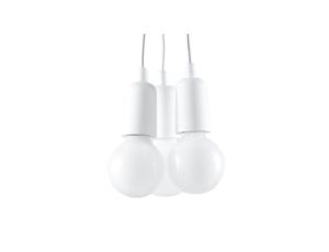 Lampa wisząca DIEGO 3 biała