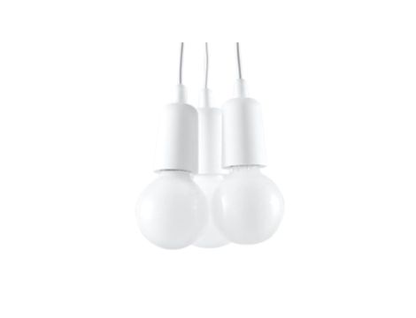 Lampa wisząca DIEGO 3 biała