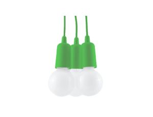 Lampa wisząca DIEGO 3 zielony