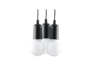 Lampa wisząca DIEGO 3 czarna
