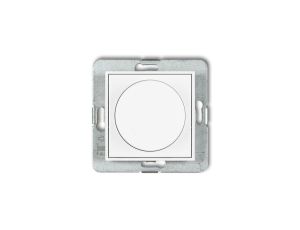 ICON Mechanizm elektronicznego regulatora oświetlenia przyciskowo-obrotowego do lamp LED biały mat 25IRO-2