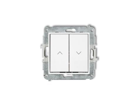 ICON Mechanizm łącznika zwiernego żaluzjowego biały IWP-8