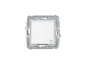 ICON Mechanizm łącznika zwierny światło biały mat 25IWP-5