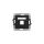 ICON Mechanizm gniazda multimedialnego pojednczego bez modułu (standard Keystone) czarny mat 12IGM-1P