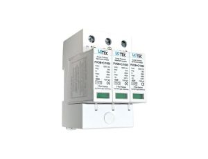 Ogranicznik ochronnik przepięć 4P klasa Typ T1+T2 12,5kA iskiernikowy