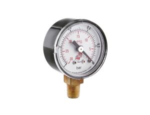 Wakuometr radialny -1/0 bar, G 1/4, 50 mm