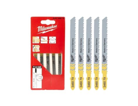 Zestaw brzeszczotów do wyrzynarki do blatów 5szt MILWAUKEE