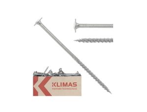 Wkręty ciesielskie z łbem podkładkowym i gniazdem w białym ocynku WKCP TX 6,0x100 100szt