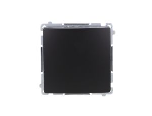 Simon Basic Łącznik jednobiegunowy (moduł) 10AX, 250V, szybkozłącza, czarny BMW1.01/49