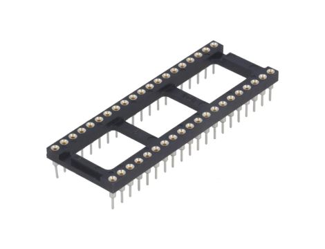 Podstawka DIP 40-pin Raster 2,54mm precyzyjna THT 3-1571552-2