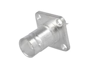 Złącze BNC żeńskie proste 50 ohm lutowanie teflon srebrzony 1-1337446-0