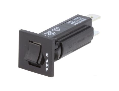 Wyłącznik nadprądowy 250VAC 32VDC 6A SPST-NC 1 biegun 3-1393250-9