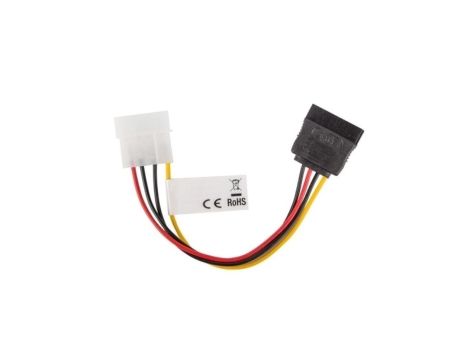 Kabel zasilający wtyk MOLEX - gniazdo SATA 15cm LANBERG