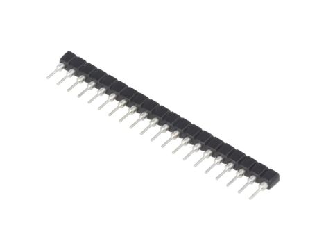 Podstawka SIP 20-pin THT 2,54mm Pokrycie pozłacany flash 1-1814655-5