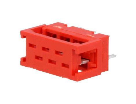 Micro-MaTch przejście 6-pin IDC,THT na PCB,na taśmę 1,27mm 7-215570-6