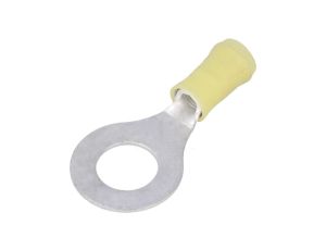 Końcówka oczkowa M10 2,626,64mm2 zaciskanie żółty 160138