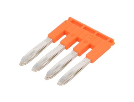 Mostek grzebieniowy SNK drogi 4 pomarańczowy Szerokość 5,2mm 600V Ht 18,6mm 1SNK905304R0000 (JB5-4)