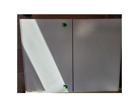 Obudowa metalowa 600x800x300 z płytą montażową IP55 podwójne drzwi MHS