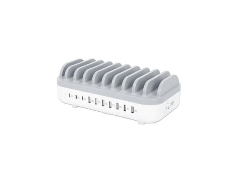 10-Portowa Stacja Ładująca USB 120W 3x USB-C PD 7x USB-A