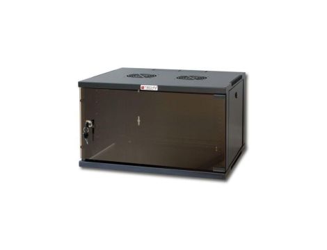 Szafka wisząca Rack 19 9U 540x450 mm zmontowana czarna