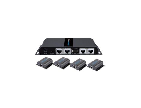 Extender Splitter HDMI 1x4 1080p60Hz po Skrętce Kat6 do 40m